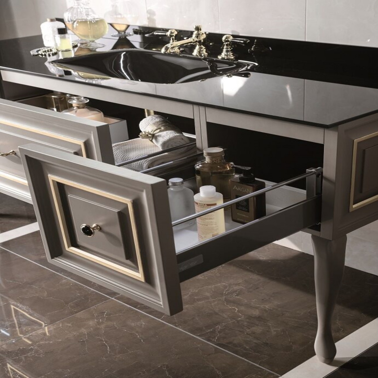 FOGLIA ARGENTO - Gaia S.r.l. - Italian Bathroom Design