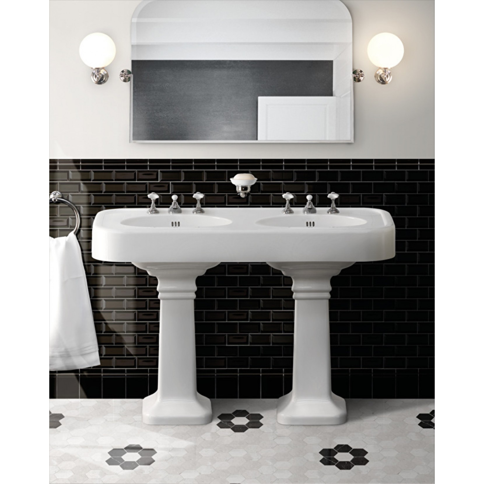 CAMBRIDGE Aluminium console sink By Devon&Devon