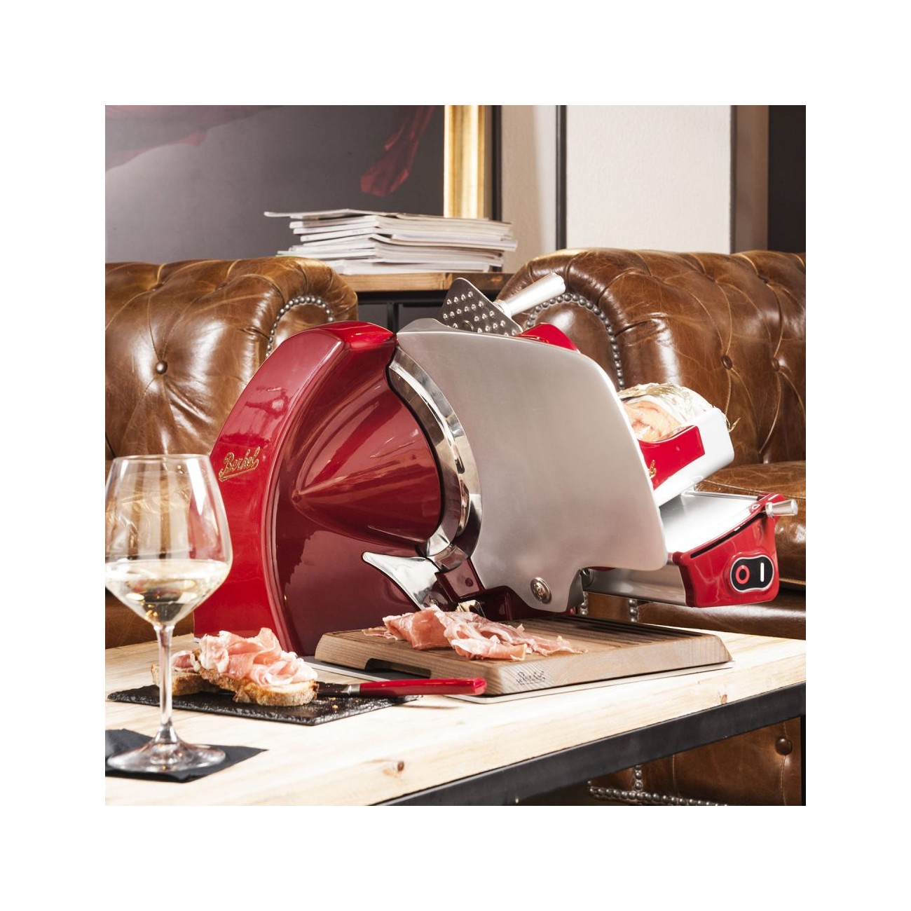 Affettatrice domestica Home Line 250 PLUS Rosso