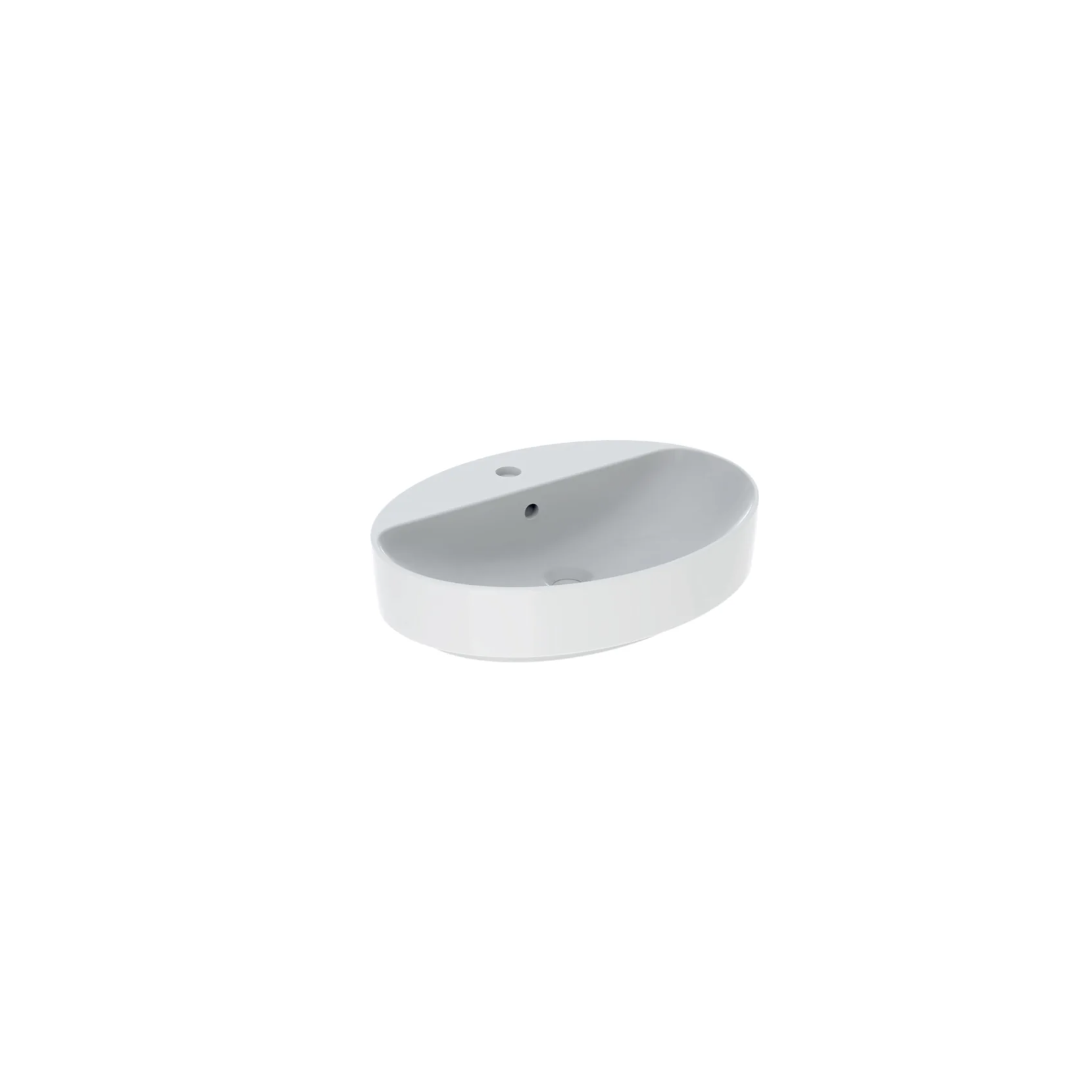 Geberit Variform Lay On Oval Countertop Basin With Hole X