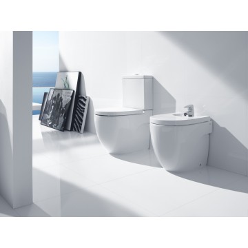 Tapa WC ROCA Meridian beige